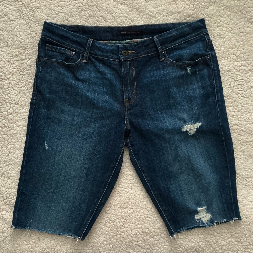 Levi’s Distressed Denim Shorts